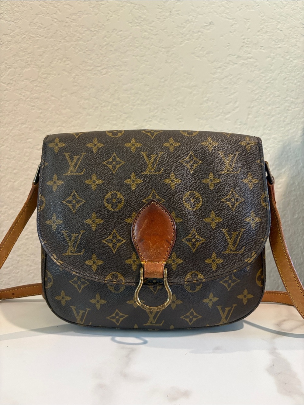 Louis Vuitton Saint Cloud GM Brown Monogram Crossbody Bag